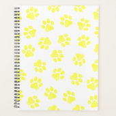 Doodle Paws, Dog Paws, Gele Paws Planner (Voorkant)