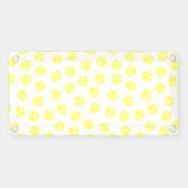Doodle Paws, Dog Paws, Gele Paws Spandoek (Horizontaal)