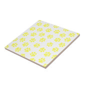 Doodle Paws, Dog Paws, Gele Paws Tegeltje (Zijkant)
