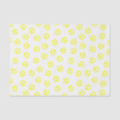 Doodle Paws, Dog Paws, Gele Paws Tissuepapier (Voorkant)
