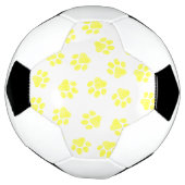 Doodle Paws, Dog Paws, Gele Paws Voetbal (Gedraaid)