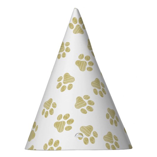 Doodle Paws, Dog Paws, Gouden Paws Feesthoedjes (Rechts)