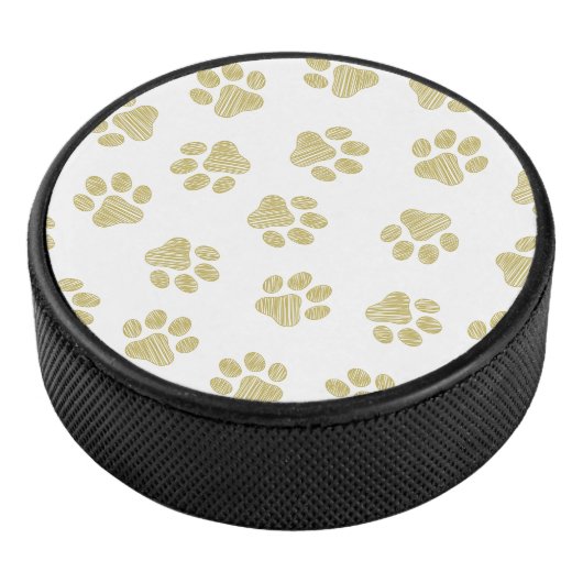 Doodle Paws, Dog Paws, Gouden Paws Hockey Puck (3/4)