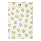 Doodle Paws, Dog Paws, Gouden Paws Mini Klembord (Achterkant)