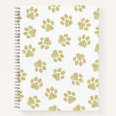 Doodle Paws, Dog Paws, Gouden Paws Notitieboek (Voorkant)