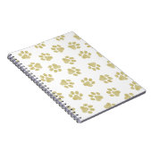 Doodle Paws, Dog Paws, Gouden Paws Notitieboek (Rechterzijde)