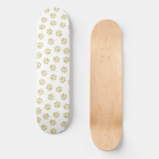 Doodle Paws, Dog Paws, Gouden Paws Persoonlijk Skateboard (Voorkant)