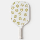 Doodle Paws, Dog Paws, Gouden Paws Pickleball Paddle (Voorkant)