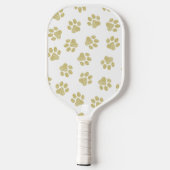 Doodle Paws, Dog Paws, Gouden Paws Pickleball Paddle (Achterkant)