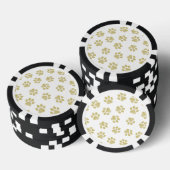 Doodle Paws, Dog Paws, Gouden Paws Poker Chips (Opstapeling)