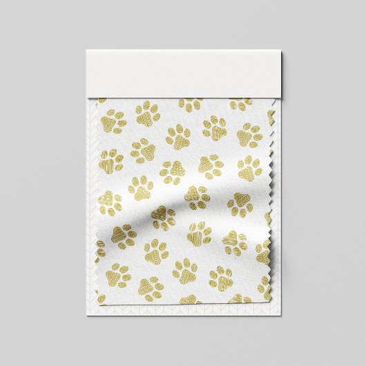 Doodle Paws, Dog Paws, Gouden Paws Stof