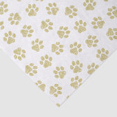 Doodle Paws, Dog Paws, Gouden Paws Tissuepapier (Detail)