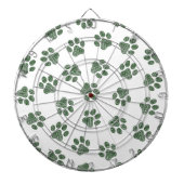 Doodle Paws, Dog Paws, Groene Paws Dartbord (Voorkant)