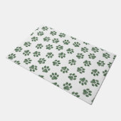 Doodle Paws, Dog Paws, Groene Paws Deurmat (Schuin)