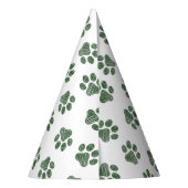 Doodle Paws, Dog Paws, Groene Paws Feesthoedjes (Achterkant)