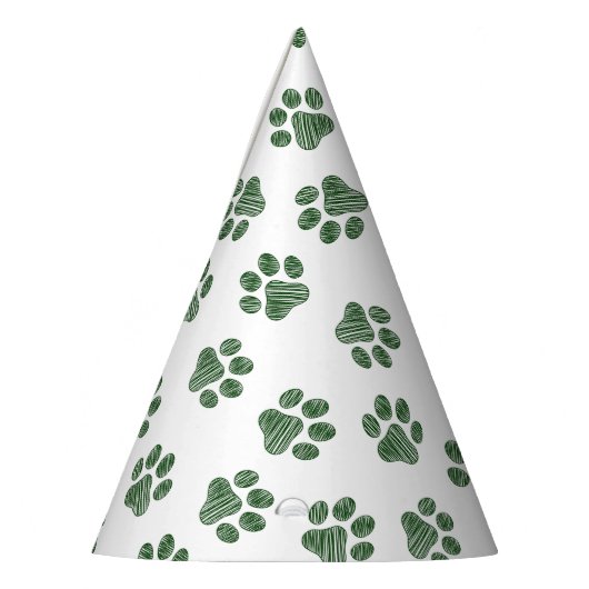 Doodle Paws, Dog Paws, Groene Paws Feesthoedjes (Links)