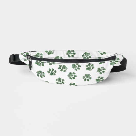 Doodle Paws, Dog Paws, Groene Paws Heuptasje (Voorkant)