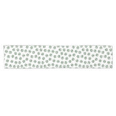 Doodle Paws, Dog Paws, Groene Paws Korte Tafelloper (Horizontaal)