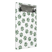 Doodle Paws, Dog Paws, Groene Paws Mini Klembord (Schuin)