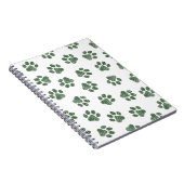 Doodle Paws, Dog Paws, Groene Paws Notitieboek (Rechterzijde)