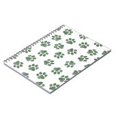 Doodle Paws, Dog Paws, Groene Paws Notitieboek (Linkerzijde)
