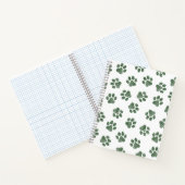 Doodle Paws, Dog Paws, Groene Paws Notitieboek (Binnen)