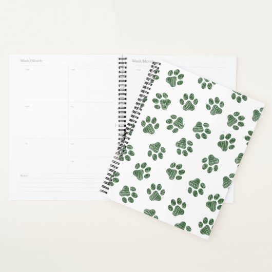 Doodle Paws, Dog Paws, Groene Paws Planner (Display)