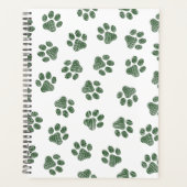Doodle Paws, Dog Paws, Groene Paws Planner (Voorkant)