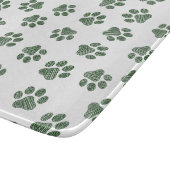 Doodle Paws, Dog Paws, Groene Paws Snijplank (Hoek)