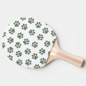 Doodle Paws, Dog Paws, Groene Paws Tafeltennisbatje (Zijkant)