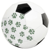 Doodle Paws, Dog Paws, Groene Paws Voetbal (Drie kwart)