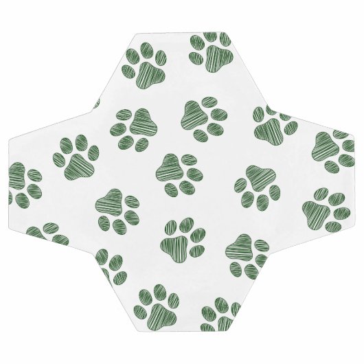Doodle Paws, Dog Paws, Groene Paws Voetbal (Enkel)
