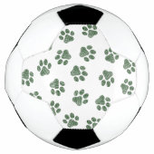 Doodle Paws, Dog Paws, Groene Paws Voetbal (Voorkant)
