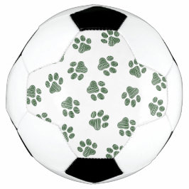 Doodle Paws, Dog Paws, Groene Paws Voetbal