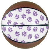 Doodle Paws, Dog Paws, Paarse Paws Basketbal (Voorkant)