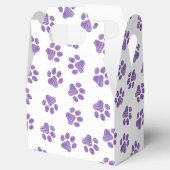 Doodle Paws, Dog Paws, Paarse Paws Bedankdoosjes (Geopend)