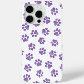 Doodle Paws, Dog Paws, Paarse Paws Case-Mate iPhone Case (Achterkant)