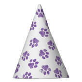 Doodle Paws, Dog Paws, Paarse Paws Feesthoedjes (Rechts)