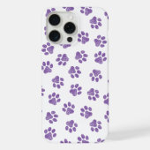 Doodle Paws, Dog Paws, Paarse Paws iPhone Hoesje (Achterkant)