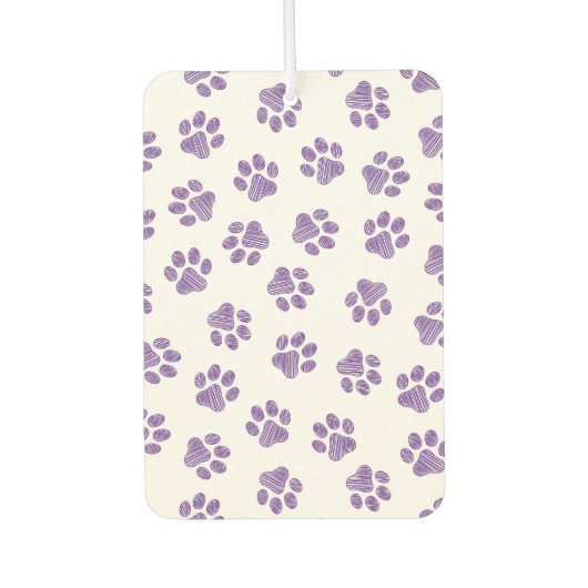 Doodle Paws, Dog Paws, Paarse Paws Luchtverfrisser (Voorkant)