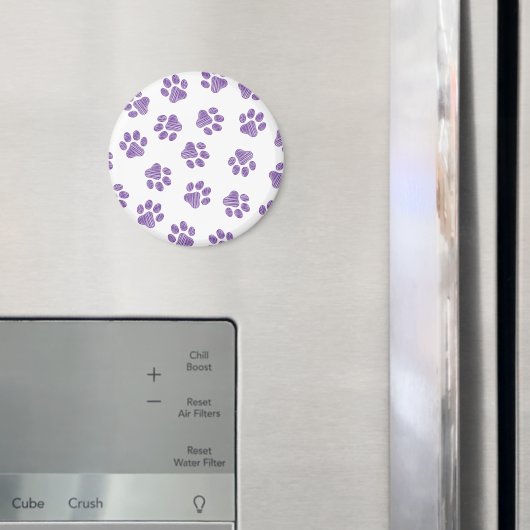 Doodle Paws, Dog Paws, Paarse Paws Magneet (Insitu (Koelkast))