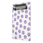 Doodle Paws, Dog Paws, Paarse Paws Mini Klembord (Angled2)
