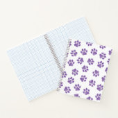 Doodle Paws, Dog Paws, Paarse Paws Notitieboek (Binnen)