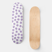 Doodle Paws, Dog Paws, Paarse Paws Persoonlijk Skateboard (Voorkant)