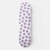 Doodle Paws, Dog Paws, Paarse Paws Persoonlijk Skateboard (Voorkant)