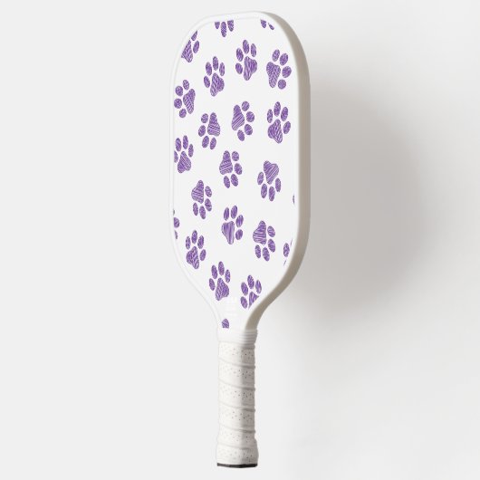 Doodle Paws, Dog Paws, Paarse Paws Pickleball Paddle (Links)