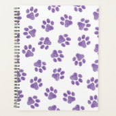 Doodle Paws, Dog Paws, Paarse Paws Planner (Voorkant)