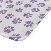 Doodle Paws, Dog Paws, Paarse Paws Snijplank (Hoek)