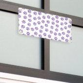 Doodle Paws, Dog Paws, Paarse Paws Spandoek (Buitenkant Gebouw)