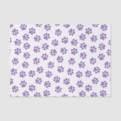 Doodle Paws, Dog Paws, Paarse Paws Tissuepapier (Voorkant)